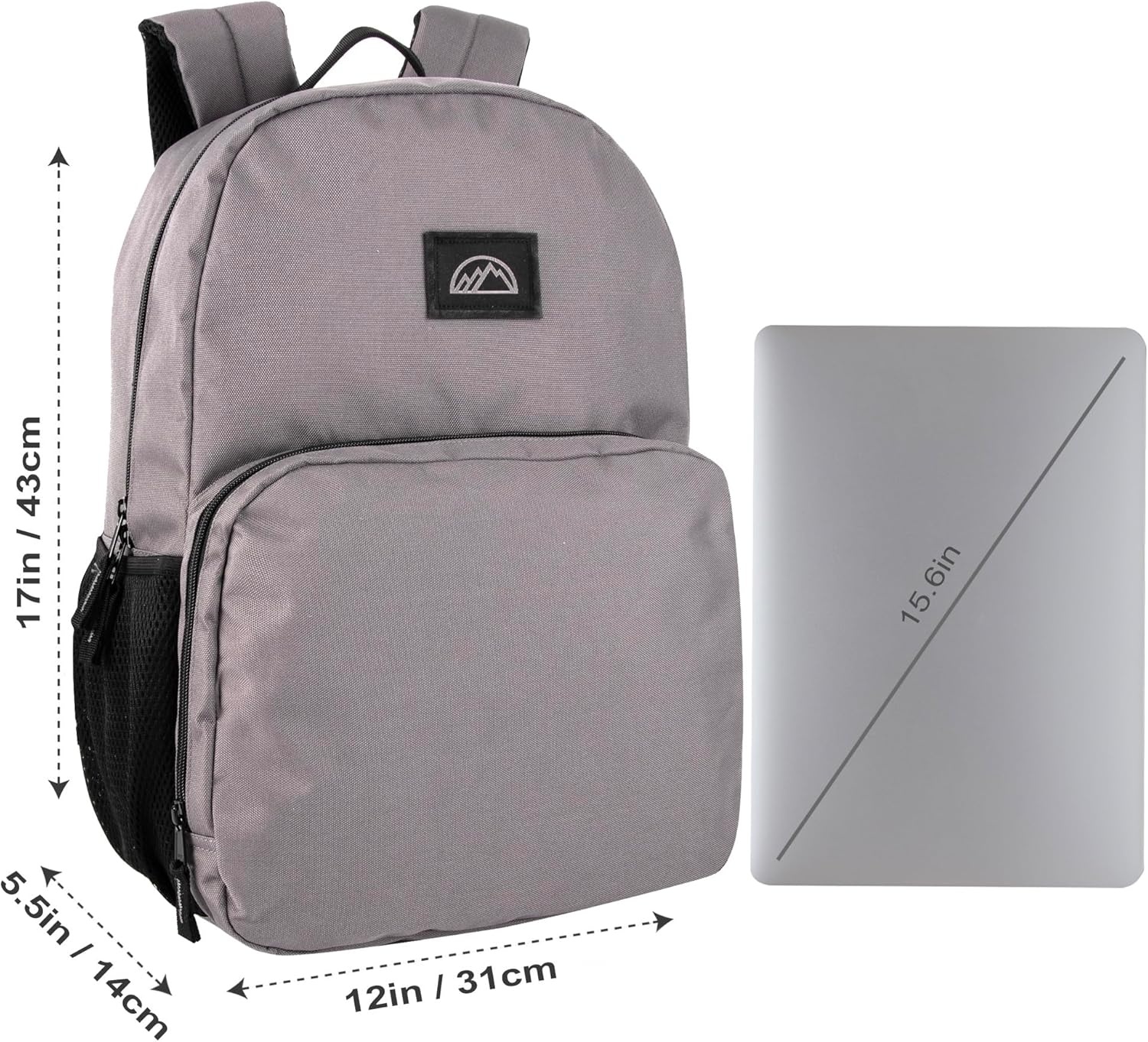image:imageSummit Ridge 17 Inch Laptop Backpacks 24 Pack Large Pockets Mesh Shoulder Straps for Travel Commute24 Pack Assorted Colors