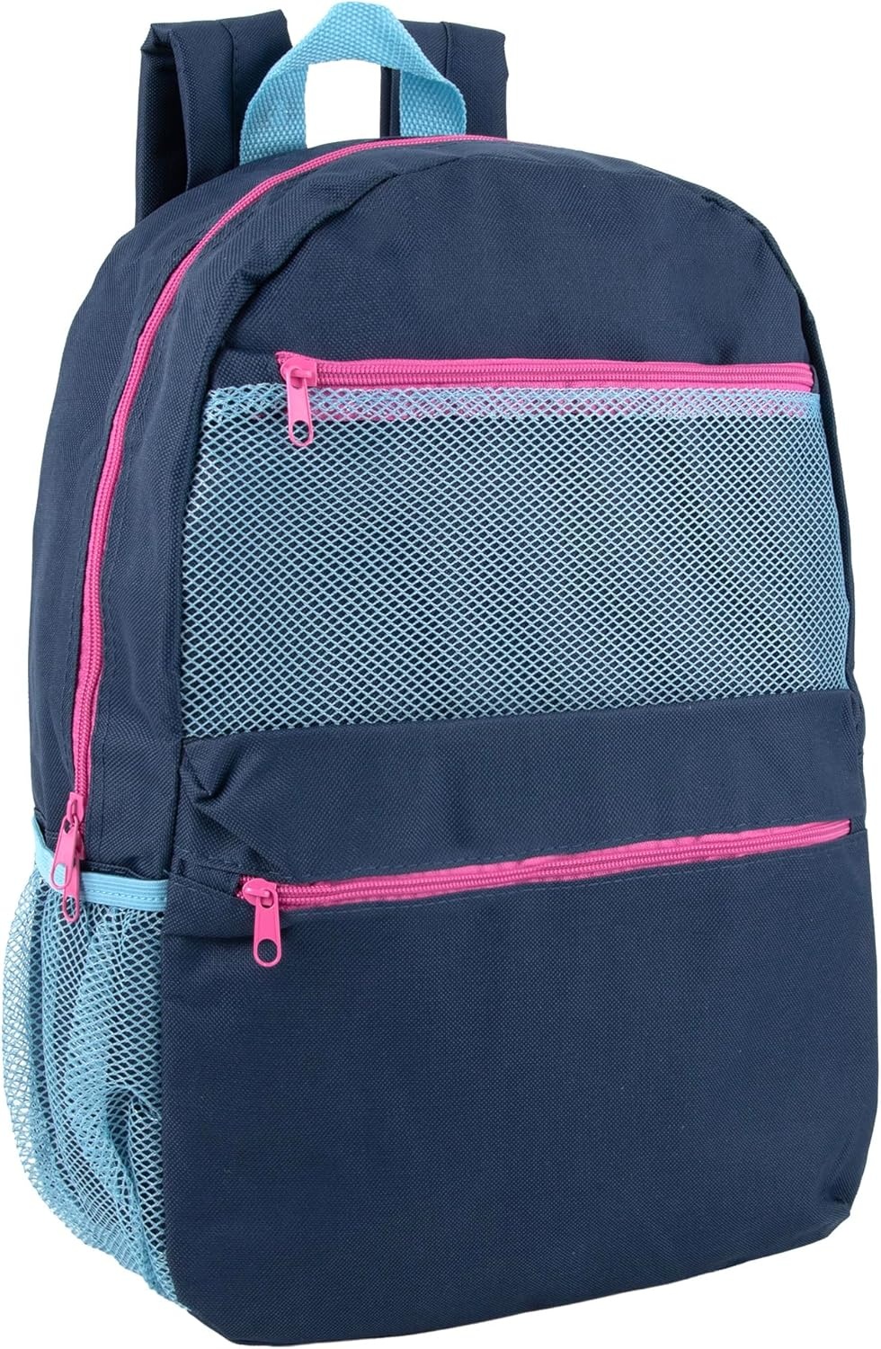 image:imageTrail maker 17 Inch Backpacks 24 Pack Multi Mesh Pocket with Adjustable Shoulder Straps for Travel Commute24 Pack Assorted Colors