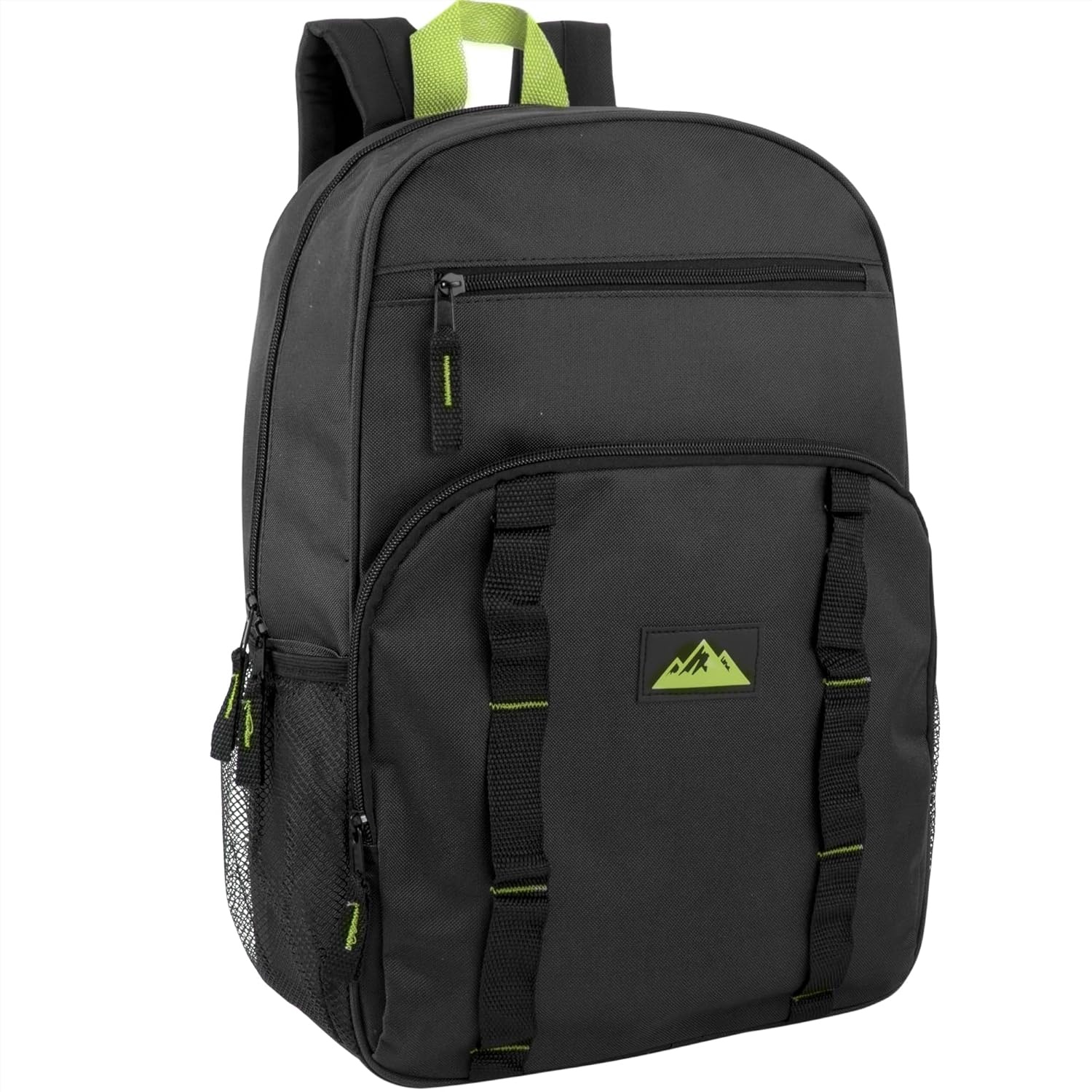 image:imageTrail maker 24 Pack Multicolor Mesh Side Pocket 17 Inch Backpacks Padded Shoulder Straps for Travel Commute24 Pack Assorted Dark Colors