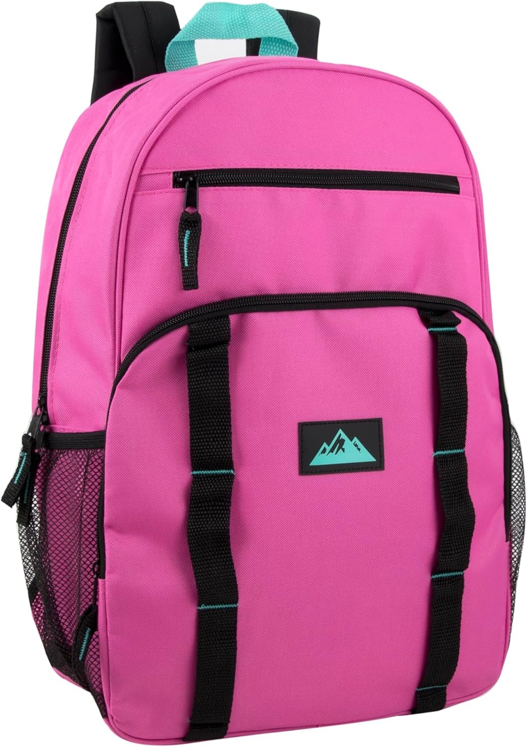 image:imageTrail maker 24 Pack Multicolor Mesh Side Pocket 17 Inch Backpacks Padded Shoulder Straps for Travel Commute24 Pack Assorted Pastel Colors