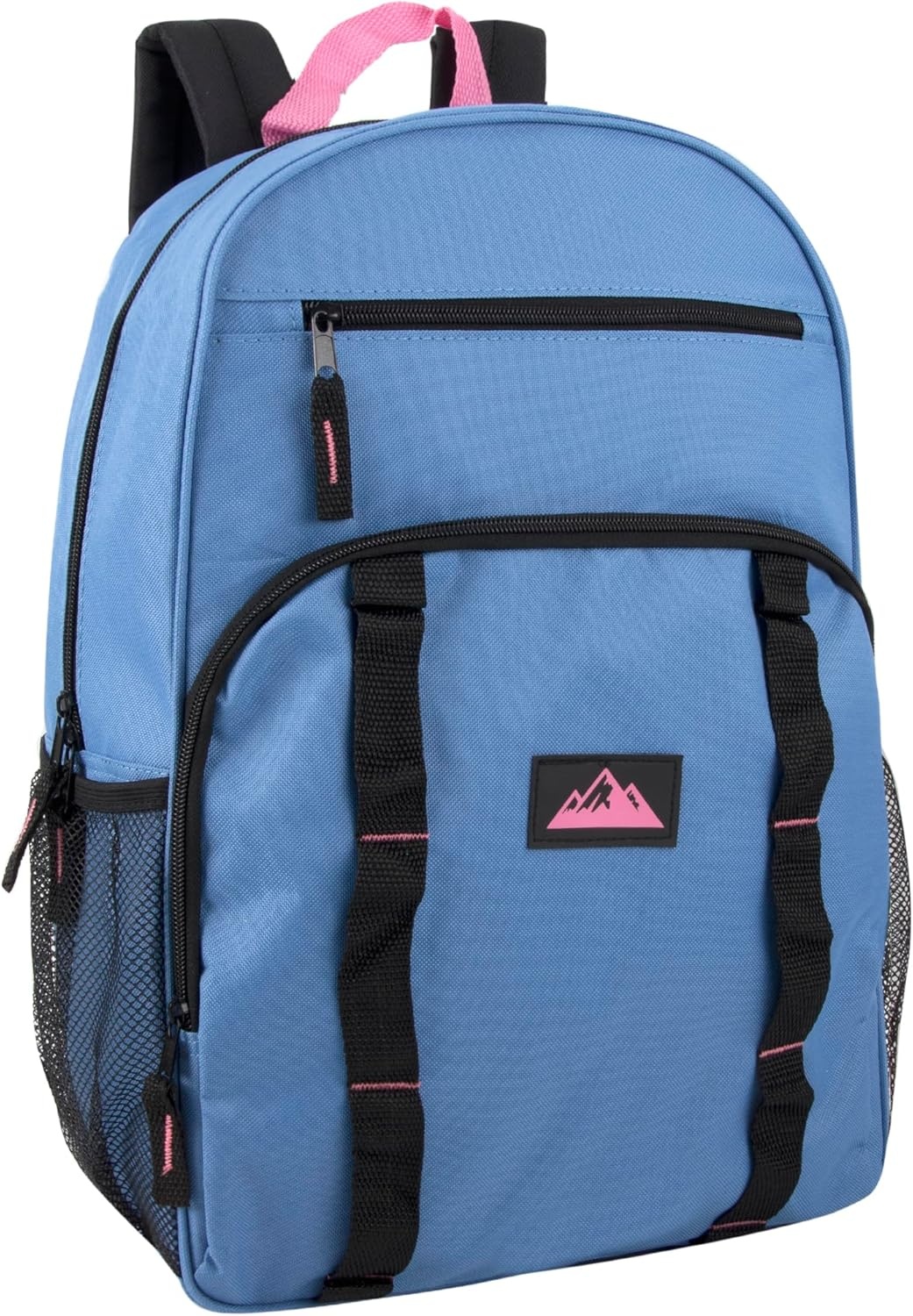 image:imageTrail maker 24 Pack Multicolor Mesh Side Pocket 17 Inch Backpacks Padded Shoulder Straps for Travel Commute24 Pack Assorted Pastel Colors