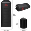 image:image10 Pack Bulk Mummy Sleeping Bags for Adults Cold Weather 0 Degree Backpacking Camping Hooded Sleeping Bags for Homeless Adults Scouts Indoors OutdoorsBlack