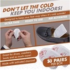 image:image100 Pack Bulk Hand Warmers Bulk Foot Warmers Bulk Body Warmers for 810 Hours of Natural HeatFoot Warmers