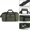 image:image20 Inch 40 Liter Duffel Bag for Men Women Travel Weekender Overnight Carryon Shoulder Duffel Tote Bag BlackGreen