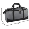 image:image20 Inch 40 Liter Duffel Bag for Men Women Travel Weekender Overnight Carryon Shoulder Duffel Tote Bag BlackGrey