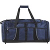 image:image24 pack Extra Large 26 Inch 79 Liter Duffel Bags 48 Inch Shoulder Strap Reflective Piping for Travel Gym Sports Track Field in Navy BlueAssorted Colors