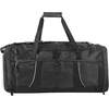 image:image24 pack Extra Large 26 Inch 79 Liter Duffel Bags 48 Inch Shoulder Strap Reflective Piping for Travel Gym Sports Track Field in Navy BlueBlack