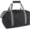 image:image30 Liter 17 Inch Canvas Duffle Bags for Men and Women  Travel Weekender Overnight CarryOn Shoulder Duffel Tote Bags GreyBlack