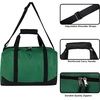 image:image30 Liter 17 Inch Canvas Duffle Bags for Men and Women  Travel Weekender Overnight CarryOn Shoulder Duffel Tote Bags GreyGreen