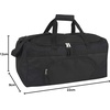 image:image40 Liter 22 Inch Reflective Duffle Bag with Shoulder Strap for Men Women TravelBlack