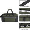 image:image40 Liter 22 Inch Reflective Duffle Bag with Shoulder Strap for Men Women TravelHunter Green