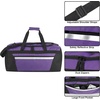 image:image40 Liter 22 Inch Reflective Duffle Bag with Shoulder Strap for Men Women TravelPurple
