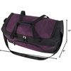image:image40 Liter 22 Inch Reflective Duffle Bag with Shoulder Strap for Men Women TravelPurple