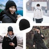 image:image50 Pack of Bulk Wholesale Adult One Size Men and Womens Stretch Knit Beanie Skull Hats for Fall Winter Snow Wind amp RainAll Black Pack