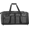 image:imageExtra Large 26 Inch 79 Liter Duffel Bag 48 Inch Long Shoulder Strap Reflective Piping for Travel Gym Sports Track Field Men Women in Navy BlueGray