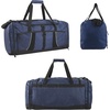 image:imageExtra Large 26 Inch 79 Liter Duffel Bag 48 Inch Long Shoulder Strap Reflective Piping for Travel Gym Sports Track Field Men Women in Navy BlueNavy Blue