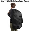 image:imageLaundry Bag Backpack with Shoulder Straps and Mesh Pocket Laundry Backpack Large Portable Laundry Hamper for College Laundromat Apartment with Drawstring Closure Adjustable Back Straps BlackCharcoal Black