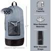 image:imageLaundry Bag Backpack with Shoulder Straps and Mesh Pocket Laundry Backpack Large Portable Laundry Hamper for College Laundromat Apartment with Drawstring Closure Adjustable Back Straps BlackSmoky
