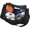 image:imageLightweight Canvas Duffle Bags for Men amp Women For Traveling the Gym and as Sports Equipment BagOrganizerBlack 1