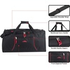 image:imageLightweight Canvas Duffle Bags for Men amp Women For Traveling the Gym and as Sports Equipment BagOrganizerBlack 1