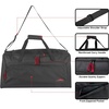 image:imageLightweight Canvas Duffle Bags for Men amp Women For Traveling the Gym and as Sports Equipment BagOrganizerBlack 2