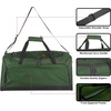 image:imageLightweight Canvas Duffle Bags for Men amp Women For Traveling the Gym and as Sports Equipment BagOrganizerGreen