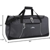 image:imageLightweight Canvas Duffle Bags for Men amp Women For Traveling the Gym and as Sports Equipment BagOrganizerGrey 1