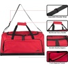 image:imageLightweight Canvas Duffle Bags for Men amp Women For Traveling the Gym and as Sports Equipment BagOrganizerRed 1