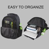 image:imageTrail maker 24 Pack Bulk 185 Inch Heavy Duty Dual Compartment Laptop Backpacks with Skateboard Straps for Homeless Adults Heather GrayHeather Gray Pack