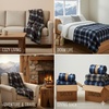 image:imageTrail maker 24 Pack Bulk Plaid Sherpa Fleece Throw Blankets 50 x 60 for Wedding Guests Homeless Pets  Plaid Fleece Throw Blankets BulkAssorted Plaids