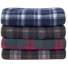 image:imageTrail maker 24 Pack Bulk Plaid Sherpa Fleece Throw Blankets 50 x 60 for Wedding Guests Homeless Pets  Plaid Fleece Throw Blankets BulkAssorted Plaids