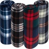 image:imageTrail maker 24 Pack Bulk Plaid Sherpa Fleece Throw Blankets 50 x 60 for Wedding Guests Homeless Pets  Plaid Fleece Throw Blankets BulkAssorted Plaids