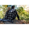 image:imageTrail maker 24 Pack Bulk Plaid Sherpa Fleece Throw Blankets 50 x 60 for Wedding Guests Homeless Pets  Plaid Fleece Throw Blankets BulkBlack Plaid