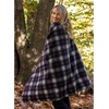 image:imageTrail maker 24 Pack Bulk Plaid Sherpa Fleece Throw Blankets 50 x 60 for Wedding Guests Homeless Pets  Plaid Fleece Throw Blankets BulkBlack Plaid
