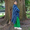 image:imageTrail maker 24 Pack Bulk Plaid Sherpa Fleece Throw Blankets 50 x 60 for Wedding Guests Homeless Pets  Plaid Fleece Throw Blankets BulkBlue Plaid