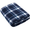 image:imageTrail maker 24 Pack Bulk Plaid Sherpa Fleece Throw Blankets 50 x 60 for Wedding Guests Homeless Pets  Plaid Fleece Throw Blankets BulkBlue Plaid
