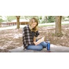 image:imageTrail maker 24 Pack Bulk Plaid Sherpa Fleece Throw Blankets 50 x 60 for Wedding Guests Homeless Pets  Plaid Fleece Throw Blankets BulkBrown Plaid