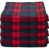 image:imageTrail maker 24 Pack Bulk Plaid Sherpa Fleece Throw Blankets 50 x 60 for Wedding Guests Homeless Pets  Plaid Fleece Throw Blankets BulkRed  Green Plaid