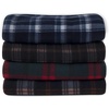 image:imageTrail maker 50x60 Throw Blankets Plaid Fleece Throw Blankets for Bedroom Couch Livingroom Chair Pets OutdoorsBlack