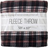 image:imageTrail maker 50x60 Throw Blankets Plaid Fleece Throw Blankets for Bedroom Couch Livingroom Chair Pets OutdoorsBrown