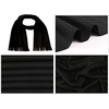 image:imageTrail maker Bulk Scarves for Women Wedding Homeless 100 Scarves Pack Lightweight Wholesale Pashmina Scarves in BulkAll Black Pack