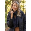 image:imageTrail maker Bulk Scarves for Women Wedding Homeless 100 Scarves Pack Lightweight Wholesale Pashmina Scarves in BulkAll Black Pack