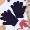 image:imageTrail maker Kids Winter Magic Gloves 100 Pair Gloves for Children Stretchy Warm Magic Knit Gloves for Kids50 Pairs in 5 Colors