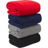 image:imageTwin Size Fleece Blankets in Bulk Microfiber Fleece Sherpa Blankets for Bed Bulk 24 Pack Hypoallergenic 60x80 Throw BlanketsAssorted