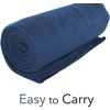 image:imageTwin Size Fleece Blankets in Bulk Microfiber Fleece Sherpa Blankets for Bed Bulk 24 Pack Hypoallergenic 60x80 Throw BlanketsBlue