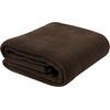 image:imageTwin Size Fleece Blankets in Bulk Microfiber Fleece Sherpa Blankets for Bed Bulk 24 Pack Hypoallergenic 60x80 Throw BlanketsBrown