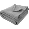 image:imageTwin Size Fleece Blankets in Bulk Microfiber Fleece Sherpa Blankets for Bed Bulk 24 Pack Hypoallergenic 60x80 Throw BlanketsGray