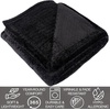 image:imageWaffle Knit Textured Throw Blanket Soft for Couch Sofa Twin Bed Kids Adults 50 x 60 Chenille Knit Blanket Boho Throw Blanket for Home Decor 250 GSM Navy BlueMidnight Black