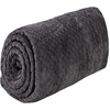 image:imageWaffle Knit Textured Throw Blanket Soft for Couch Sofa Twin Bed Kids Adults 50 x 60 Chenille Knit Blanket Boho Throw Blanket for Home Decor 250 GSM Navy BlueSlate Grey