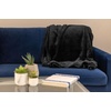 image:imageWaffle Knit Textured Throw Blanket Soft for Couch Sofa Twin Bed Kids Adults 50 x 60 Chenille Knit Blanket Boho Throw Blanket for Home Decor 250 GSM Navy BlueMidnight Black